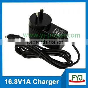 li Ion Charger 16.8v 1a Charger for li Ion Battery Pack 14.8v Charger EU US UK SAA Plug YJP-168100 thumbnail-5