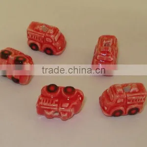 Ceramic Beads - Fire Truck thumbnail-1
