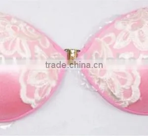Sexy Mature Invisible Self-adhesive Bra Wireless Sponge Bra Red Strapless Lace Bra thumbnail-2
