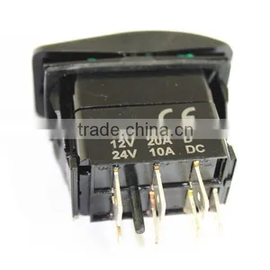 High Quality 5 Pin 12v 24v Auto / Marine Led Light Rocker Switches thumbnail-3