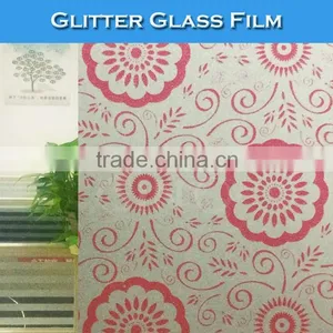 F012 Glitter Frost Window Decoration Stickers Car Glass Film thumbnail-1