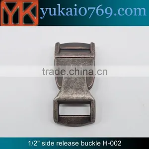 Yukai Zinc Alloy Pet Collar Metal Buckle Quick Release 1/2" Metal Buckle thumbnail-1