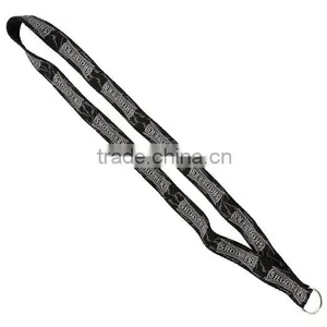 3/4" Imported Polyester Lanyard With Woven Ribbon thumbnail-1