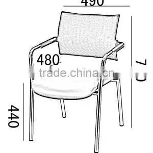 Office Furniture Commercial Use Modern Appearance Office Leather Chair 1031a thumbnail-3