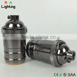 UL E26 Brass Suspension Wire Pendant Light Socket For DIY Ceiling Light thumbnail-2