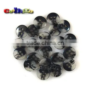 11mm(18L)Dia. Fashion Resin Grain Buttons With 4 Holes Sewing Craft DIY Accessories For Bag Shoe Garment #FLN006-11T thumbnail-3