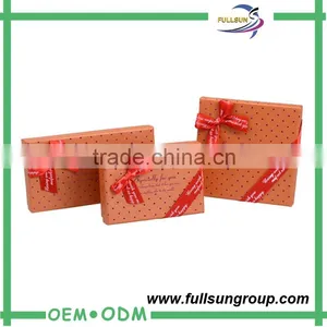 Wholesale Customized Logo Ribbon Packing Carton Box for Sweet thumbnail-6
