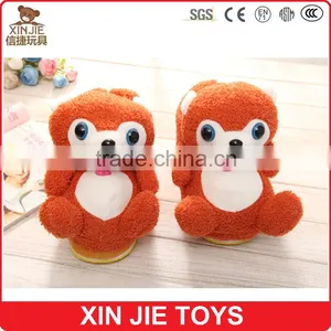 2015 Newest Plush Bear Slippers Good Quality Plush Slippers Manufactuer Winter Warmly Plush Slippers thumbnail-1