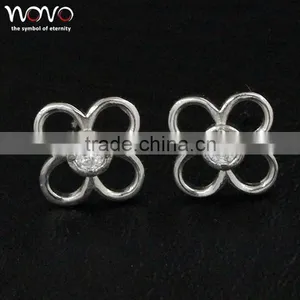 Rhodium Plating Brass Earring Fashion Jewelry Earring thumbnail-1