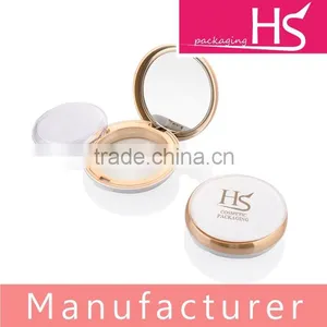 New Empty Compact Powder Packaging With Mirror thumbnail-1