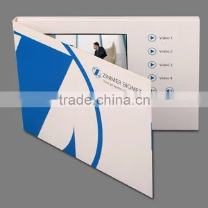 China Luxury Handmade Cards, Lcd Video Brochure Cards thumbnail-3
