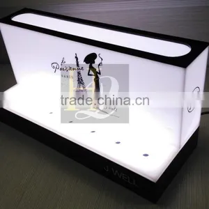 LED Illuminating Fashion Acrylic Cosmetic Display Stand/perfume Display Stand thumbnail-5