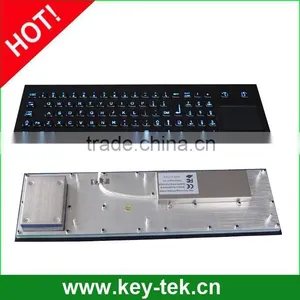 Black Electroplated Backlight Metal Keyboard With Touchpad thumbnail-4