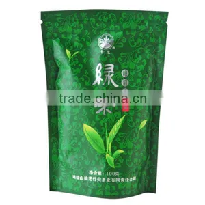 Plastic Zipper Green Tea Bag thumbnail-1