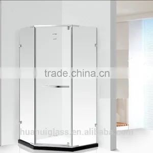 2015 Frameless Neo-angled Toughened Glass Fold Shower Cabin thumbnail-1