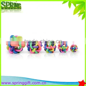 TPR Led Flashing Pet Toy Ball for Pet Dog Chew Rubber Ball Toy With Bells thumbnail-2