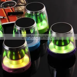 2016 Colorful Led Light Portable Mobile Phone Amplifier Bluetooth Speaker With Usb thumbnail-3