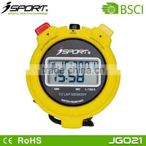 Factory Wholesale 10 Laps Memory Wall Stopwatch With Lanyard thumbnail-2