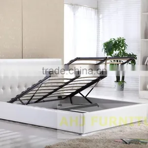 Single Bed With Storage, Hinged Storage Bed, Bed With Storage thumbnail-1