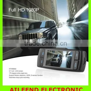 NTK96650 Portable AT22 Car DVR Recorder Camera Full HD 1080P 30fps 2.7" LCD G-sensor WDR Motion Detection 170 Angle Digital Zoom thumbnail-3