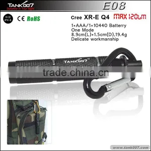 Mini Promotional Flashlight With Keychain Q5 LED E08 thumbnail-1