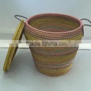Very Nice Seagrass Laundry Baskets thumbnail-4