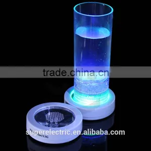 New Party Club Bars Cool Change Color Luminous LED Light Bottle Cup Mat Coaster thumbnail-1