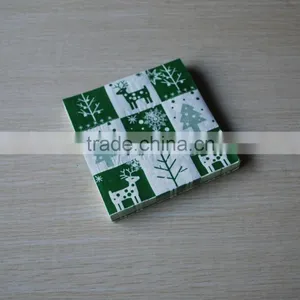 18gsm 3-ply 1/4 Folded Printed Tissue Napkin thumbnail-1