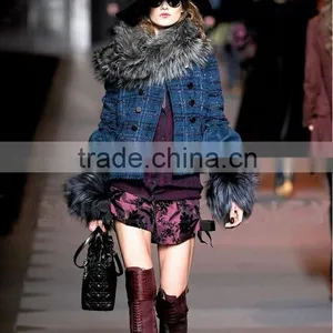 New Style Real Sliver Fox Fur Scarf/high Fashion Shiny Style Fur Scarf for Ladies thumbnail-3