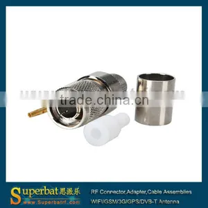 RP-TNC Crimp Plug(Female Pin) Connector for LMR400 thumbnail-1