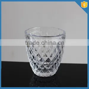 Thicked Crystal Glass Water Tumbler With Round Bottom thumbnail-1