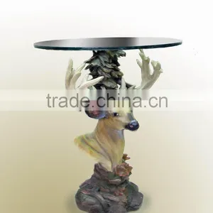 Home Furniture,Indoor Polyresin Deer Head Table thumbnail-1