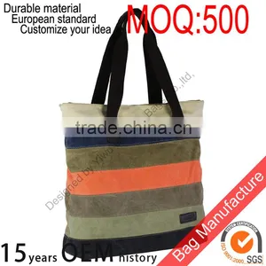 High Quality Recyclable Cotton Carry Bag / Tote Bags for Shopping Women thumbnail-2