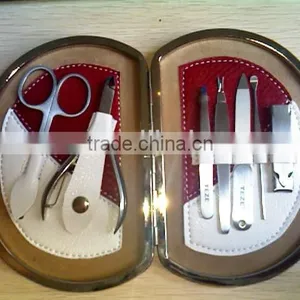 MRT-078 Pretty PU Bag Stainless Steel 7pcs Manicure Set thumbnail-1