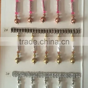 [YZLACE] Tassels Lace Curtains Wholesale 10031 thumbnail-1