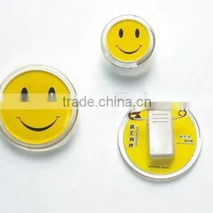 Acrylic Button Badge Smiling Face Badge thumbnail-1
