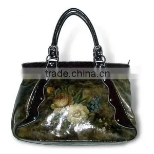 Leather Women's Shoulder Bag With Handle thumbnail-1