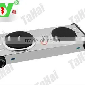 Stainless Steel 2 Burner Electric Stove thumbnail-1