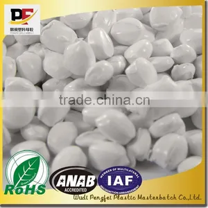 TiO2 White Masterbatch, PP/PE Master Batch for Shopping Bags/packaging Film/milk Film, Color Masterbatch Manufacturer thumbnail-1