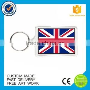 Eco-friendly Canada Souvenir Clear Plastic Acrylic Keychain Custom thumbnail-4