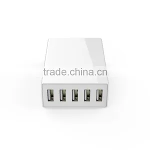 Anti-Fire Rapid Charge Safe Portable 5 Ports USB Extension Socket Wall Charger With 5V 12A Max 60W thumbnail-2