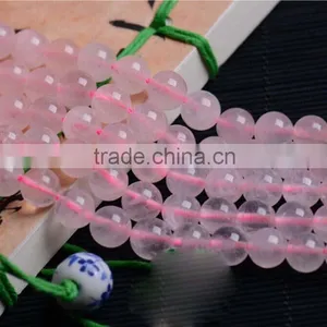 Natural Charming Rose Quartz Crystal Beads Bracelet Wholesale thumbnail-1