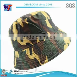 High Quality Cheap Promotion Camo Design Bucket Hat With Wide Brim thumbnail-1
