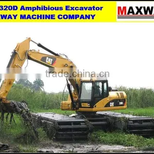 3 Chain Pontoon Undercarriage of Amphibia Excavator for Sale , Suitable to 20 to 23Ton Class Excavator , Model: MAX200PU thumbnail-3