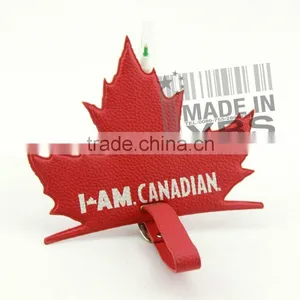 Custom Made Airplane Leather Luggage Tag thumbnail-1