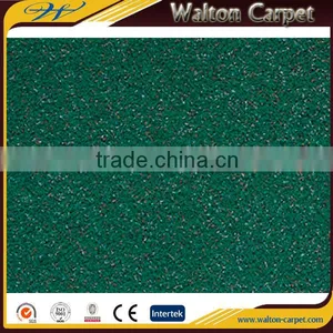 Green Velour Wall to Wall Office/home Use Nonwoven Carpet thumbnail-1