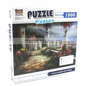 Paper Jigsaw Puzzle 1000pcs Customized Oilpainting Scene Patterns thumbnail-1