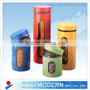 Color Glass Jar Food/Glassware thumbnail-1