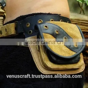 Travel Pocket Money Leather Hip Waist Bag Belt thumbnail-1