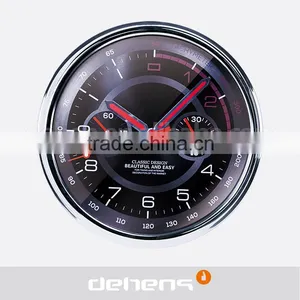 DEHENG 13-inch Moto Sport Watch Metal China Wall Clock thumbnail-1